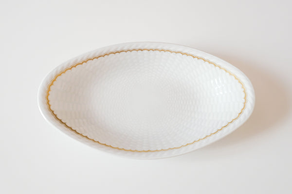 Osier Oval Plate