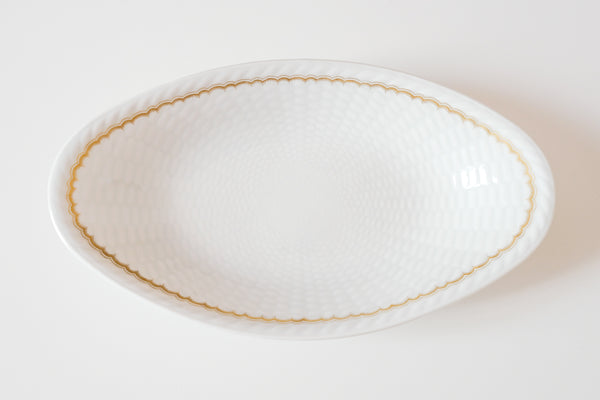 Osier Oval Plate