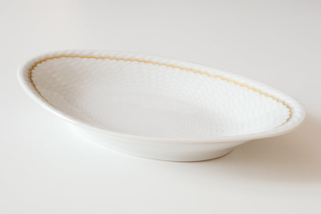 Osier Oval Plate