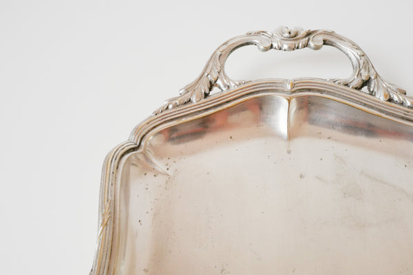 Silver Plated Crumb Tray & Brush