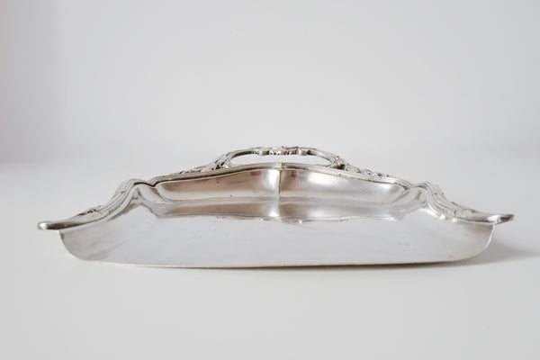 Silver Plated Crumb Tray & Brush