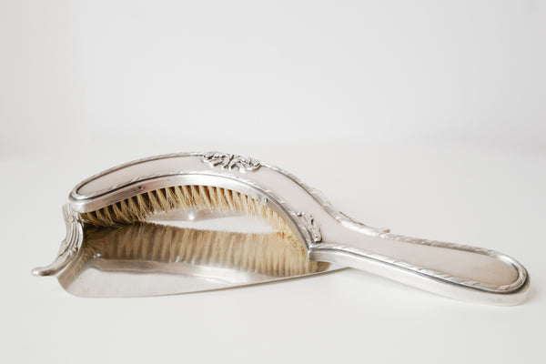 Silver Plated Crumb Tray & Brush