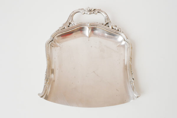 Silver Plated Crumb Tray & Brush