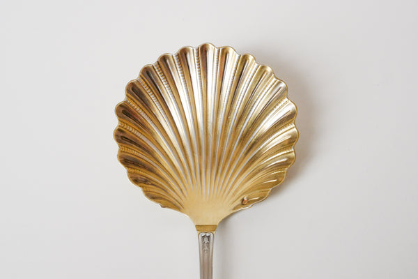 Gold Plated Sterling Silver Shell Server