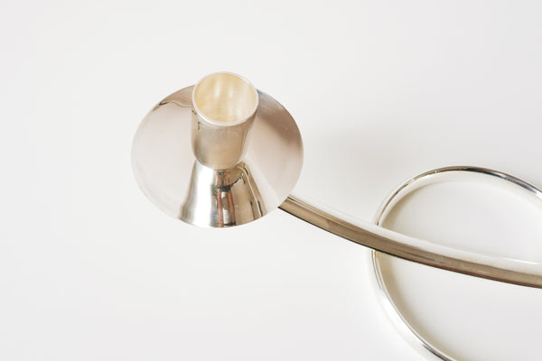 Silver Plated Double Candle holder