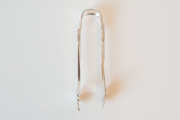 Silver Plated Coffee Spoon & Sugar Tongs Set