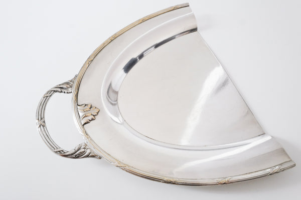 Etoile Silver Plated Crumb Tray & Brush
