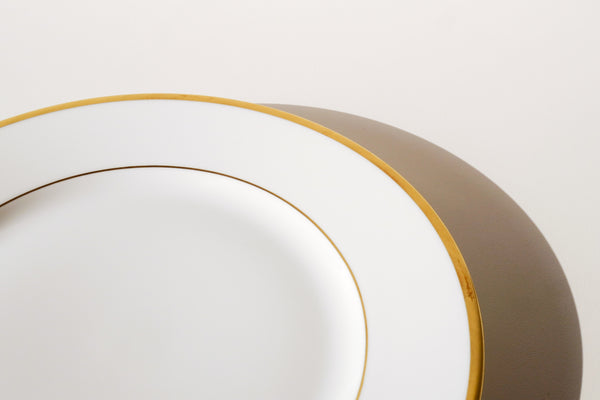Fontainebleau Gold Rimmed Dessert Plate
