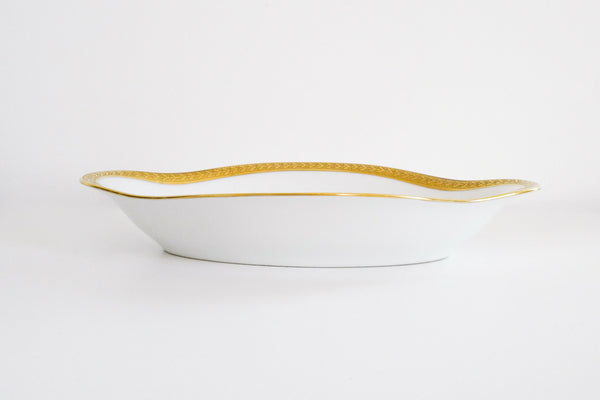 Laurel Double Dorure Oval Plate