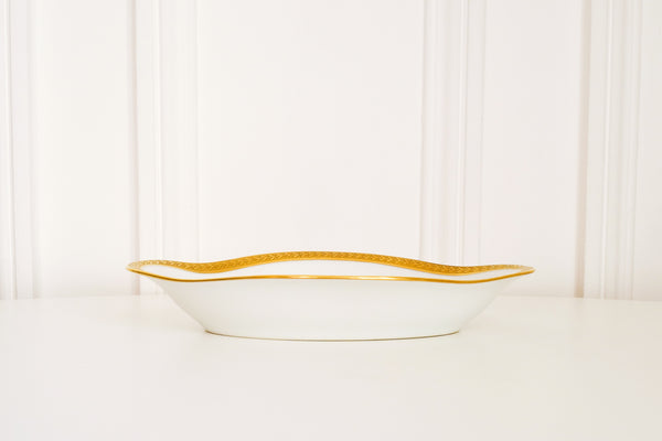 Laurel Double Dorure Oval Plate