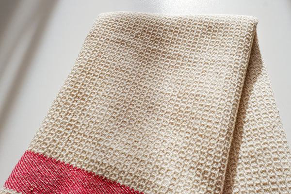 Vintage Waffle Weave Tea Towel