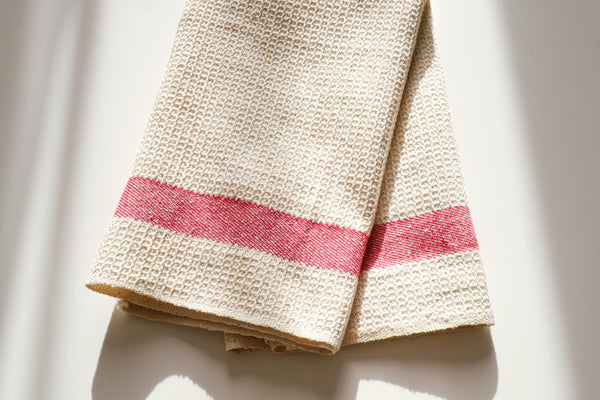 Vintage Waffle Weave Tea Towel