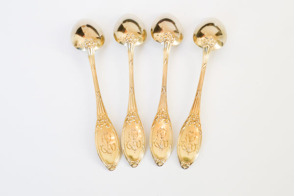 Vermeil Dessert Spoon Set (Set of 12)