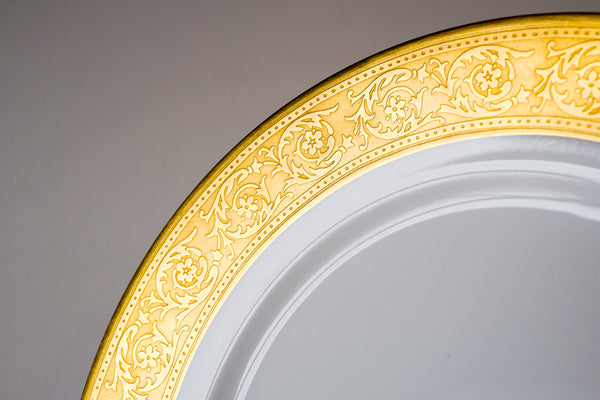 Incrustation Gold Rimmed Salad Plate