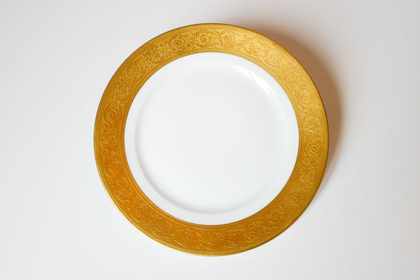 Incrustation Gold Rimmed Salad Plate