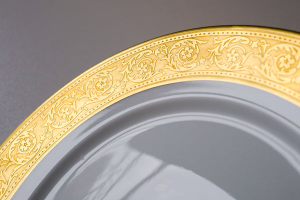 Incrustation Gold Rimmed Salad Plate