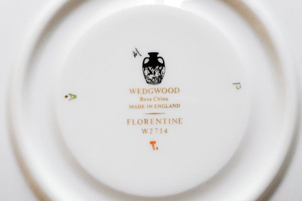 Florentine Turquoise Soup Bowl & Saucer Set