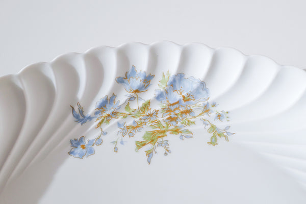 Blue Flowers Serving Plate
