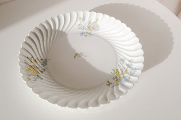 Blue Flowers Serving Bowl