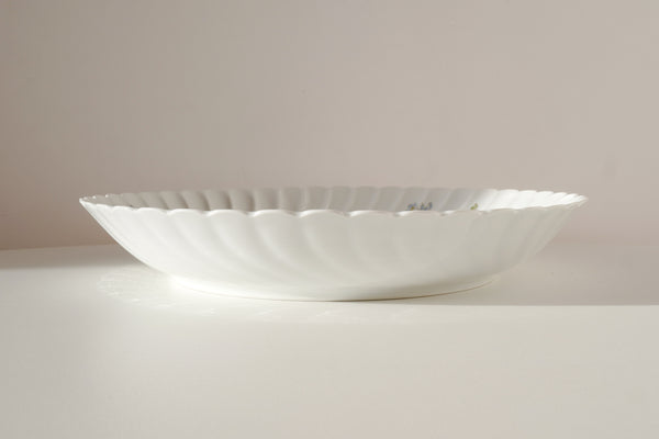 Blue Flowers Serving Bowl