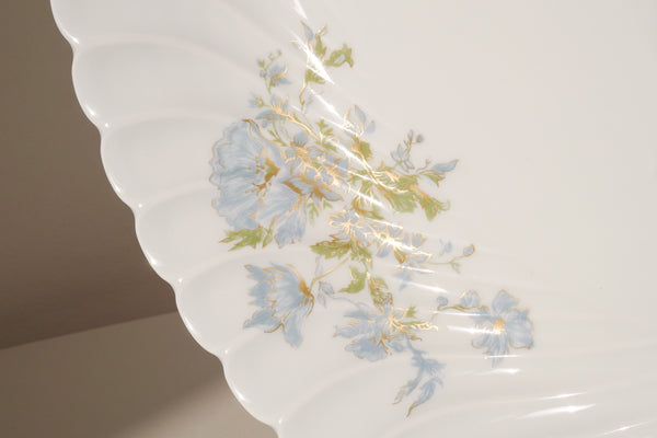 Blue Flowers Serving Bowl