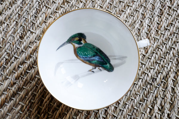 'Les oiseaux de Buffon' Tea Cup & Saucer Set