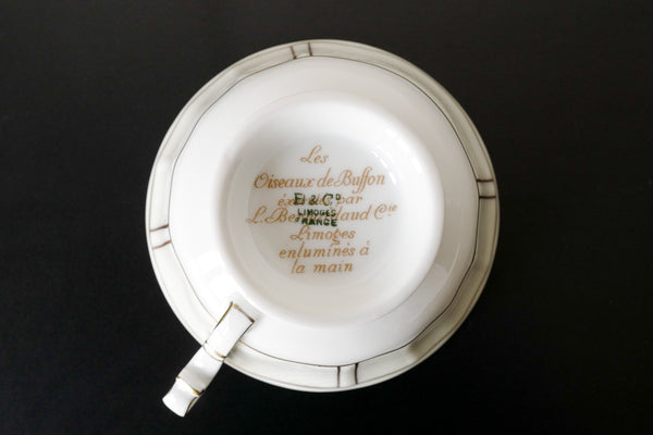 'Les oiseaux de Buffon' Tea Cup & Saucer Set
