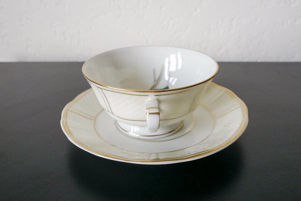 'Les oiseaux de Buffon' Tea Cup & Saucer Set
