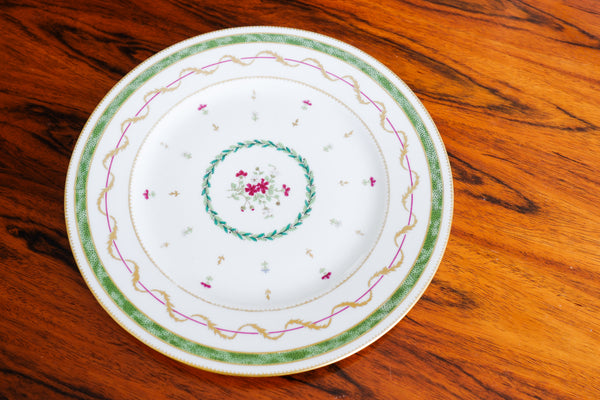 'Vieux Paris' Dinner Plate (Green)