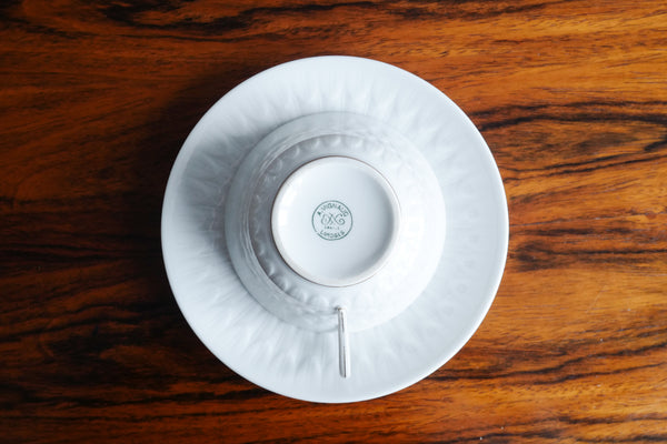 Black and Gold Cup & Saucer Set