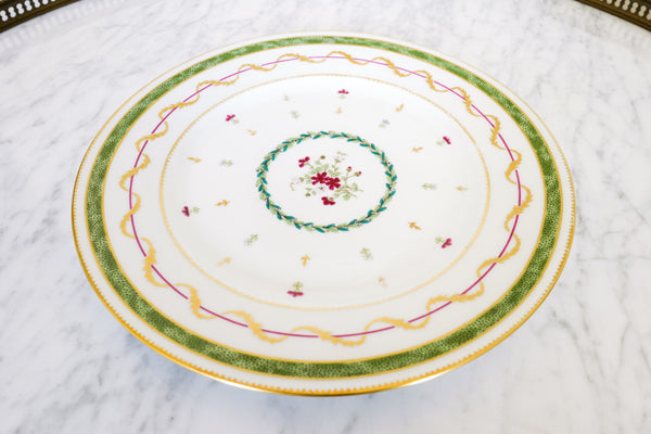 'Vieux Paris' Dinner Plate (Green)
