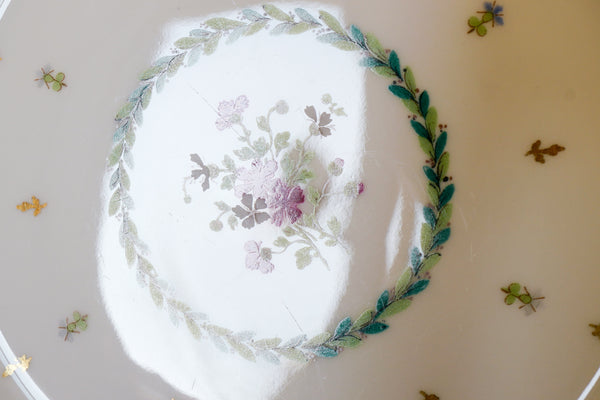 'Vieux Paris' Dinner Plate (Green)