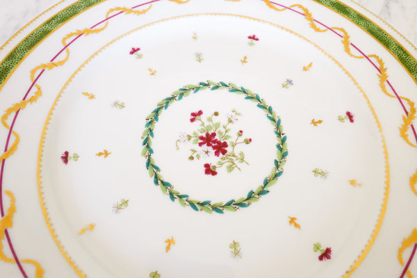 'Vieux Paris' Dinner Plate (Green)