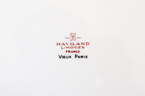 'Vieux Paris' Dinner Plate (Green)