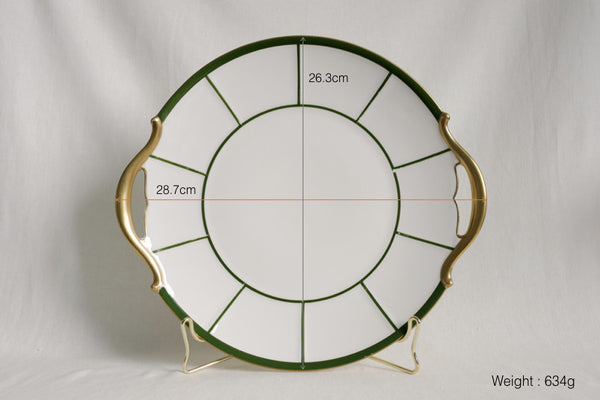 Art Déco Design Cake Serving Plate