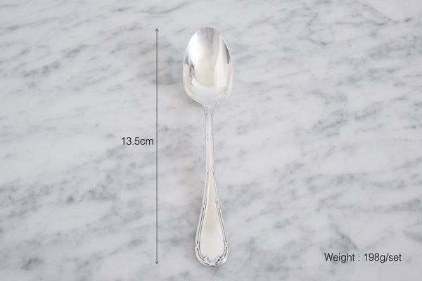 Ribbon Silver Plated Coffee Spoon (Set of 6)