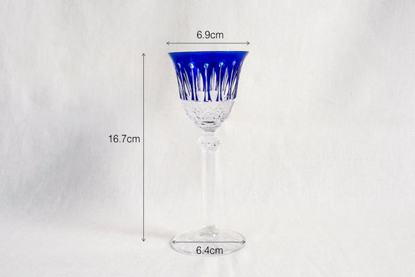 St. Louis Blue Wine Glass