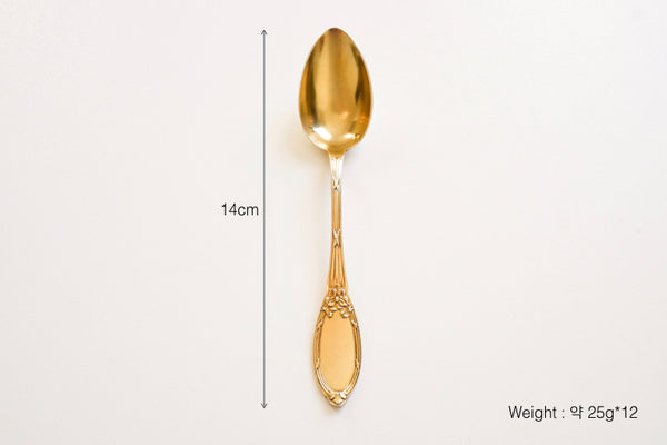 Vermeil Dessert Spoon Set (Set of 12)