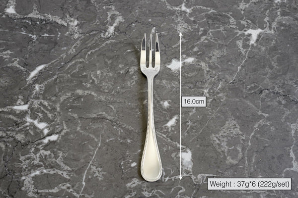 Pearl Silver Plated Cake Fork (Set of 6)
