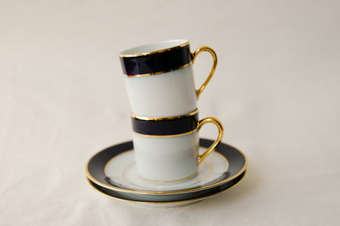 Bleu de four Cup & Saucer (Set of 2)