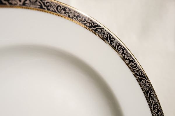 Gold & Platinum Rimmed Plate