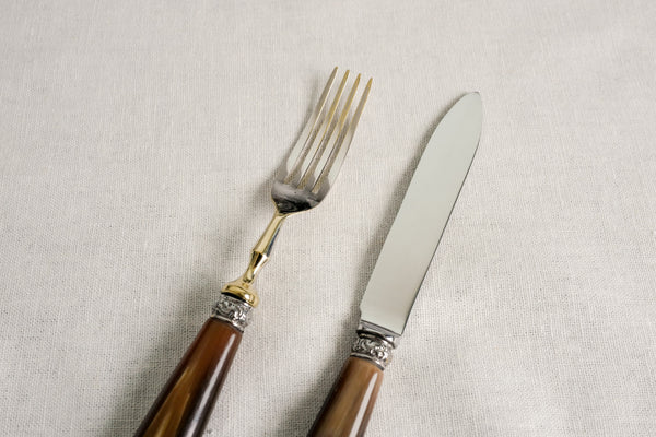 Dessert Cutlery Set (Horn)