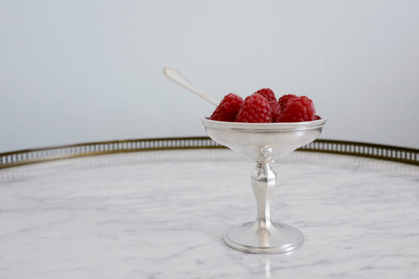 Silver Plated Ice Cream Bowl