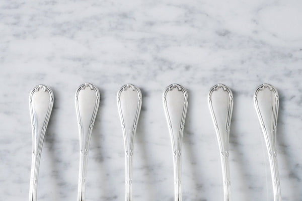 Ribbon Silver Plated Coffee Spoon (Set of 6)