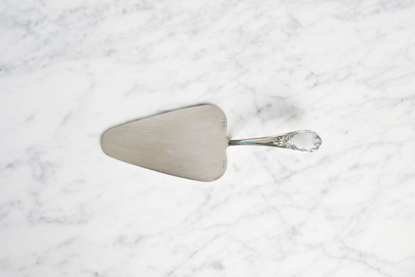 Silver Plated Short Handle Cake Server