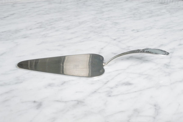 Silver Plated Short Handle Cake Server