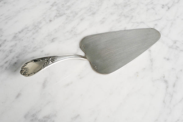 Silver Plated Short Handle Cake Server