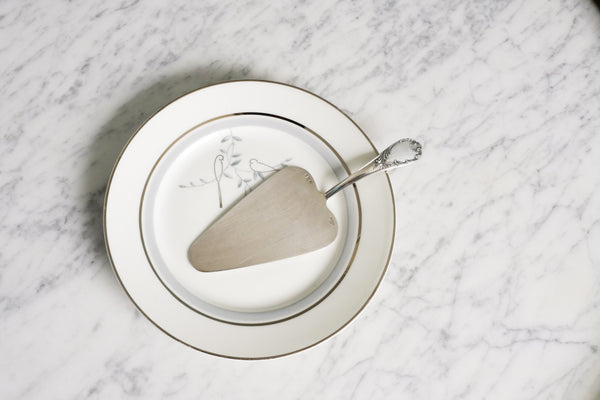 Silver Plated Short Handle Cake Server
