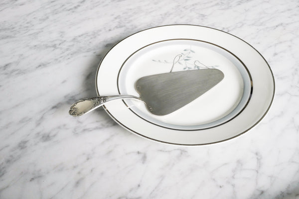 Silver Plated Short Handle Cake Server