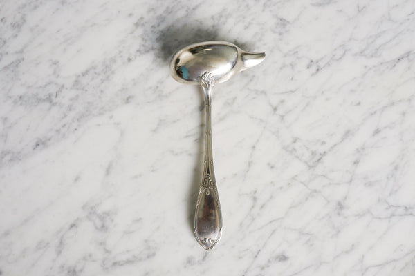 Silver Plated Fat-Skimming Ladle